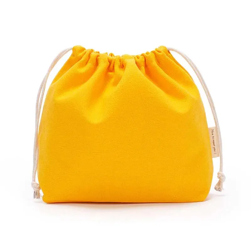 Solid Travel Storage Drawstring Bag