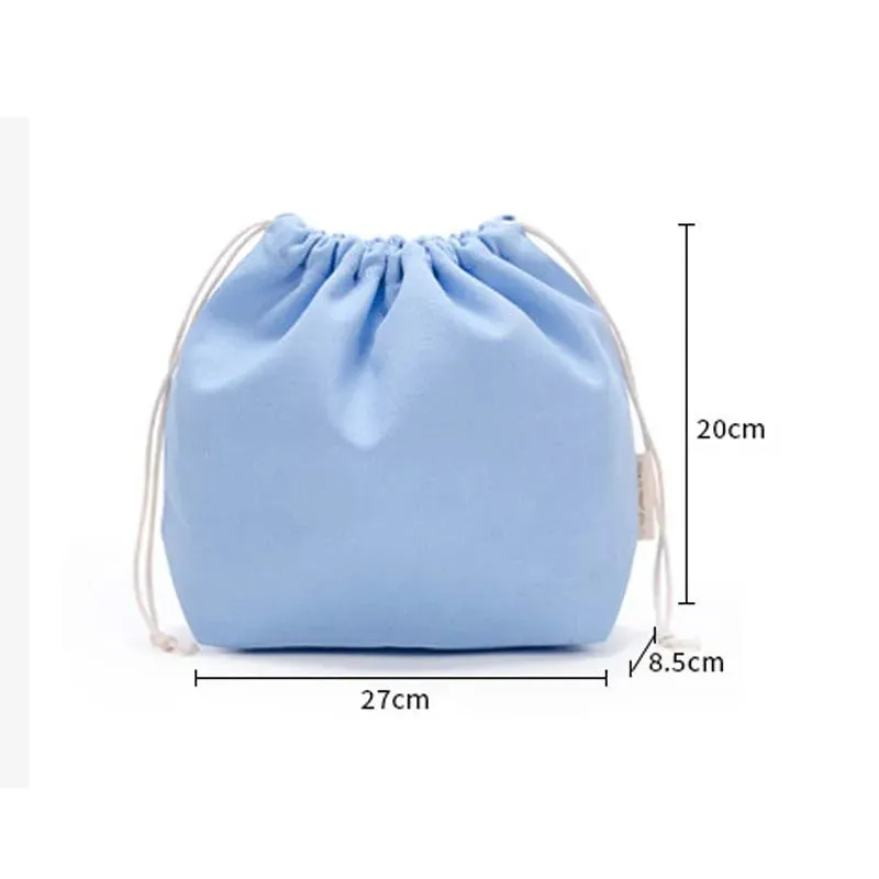 Solid Travel Storage Drawstring Bag