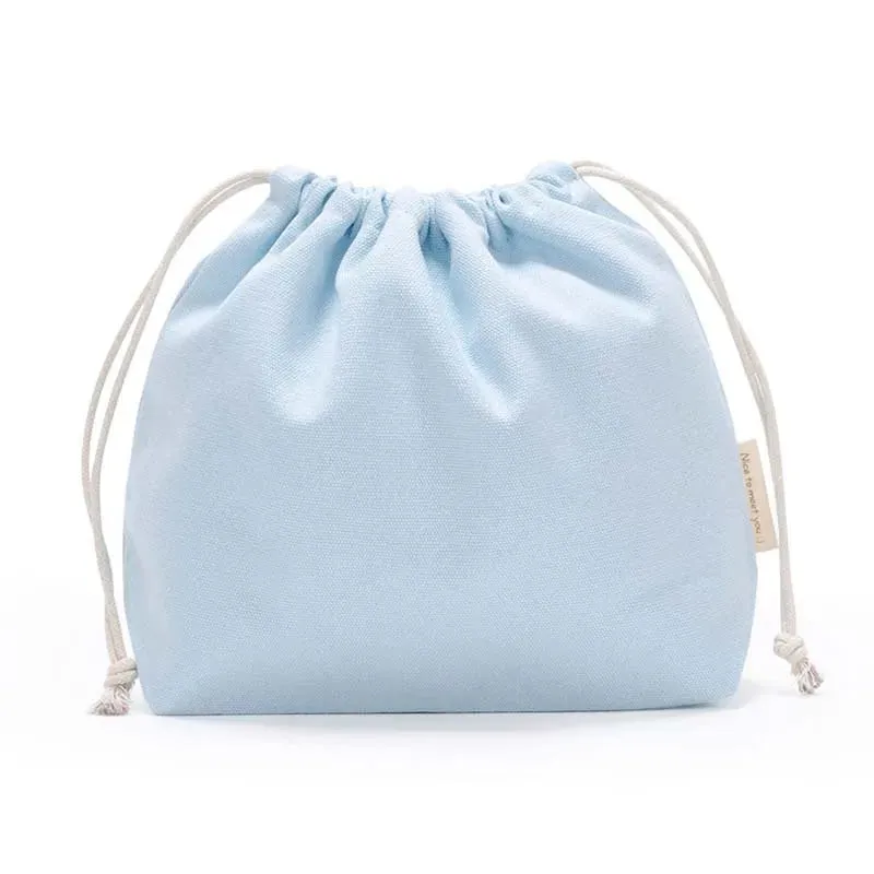 Solid Travel Storage Drawstring Bag
