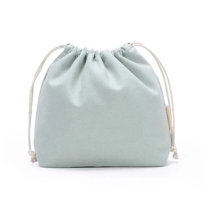 Solid Travel Storage Drawstring Bag