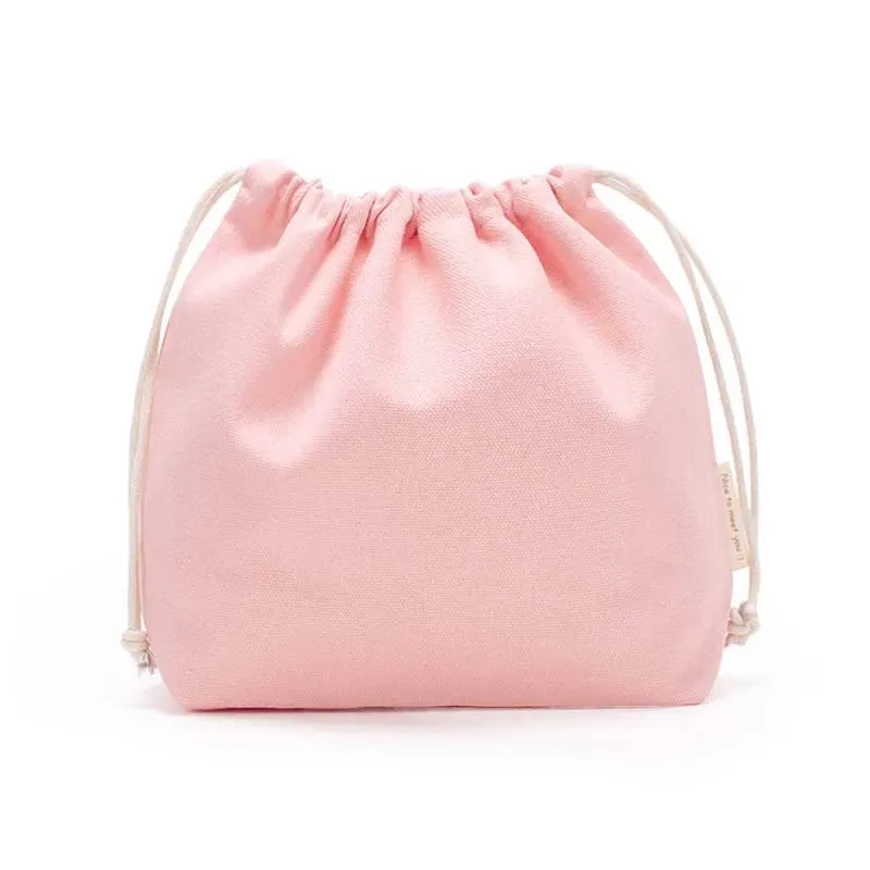 Solid Travel Storage Drawstring Bag
