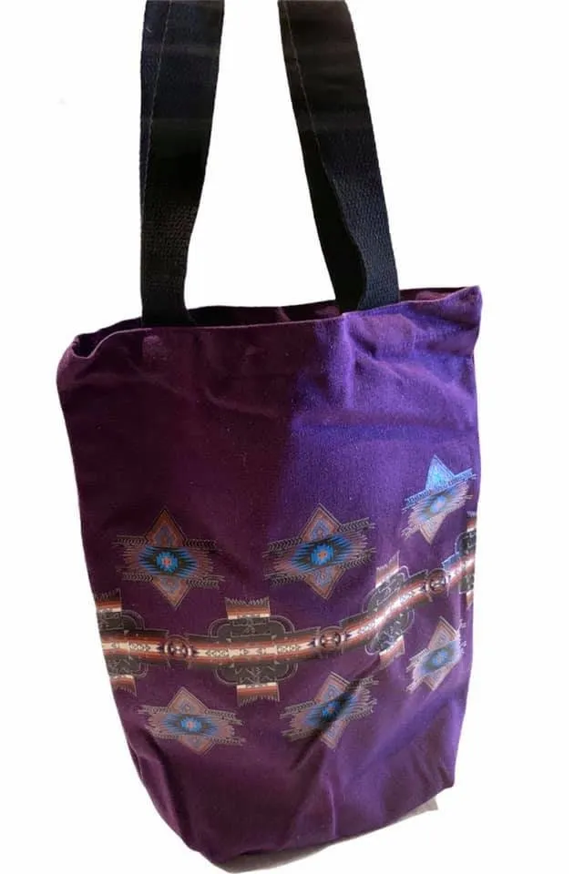southwest native style Canvas Tote Bags