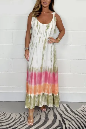 Summer Sale 50% OFFTye Dye Maxi DressHandmade