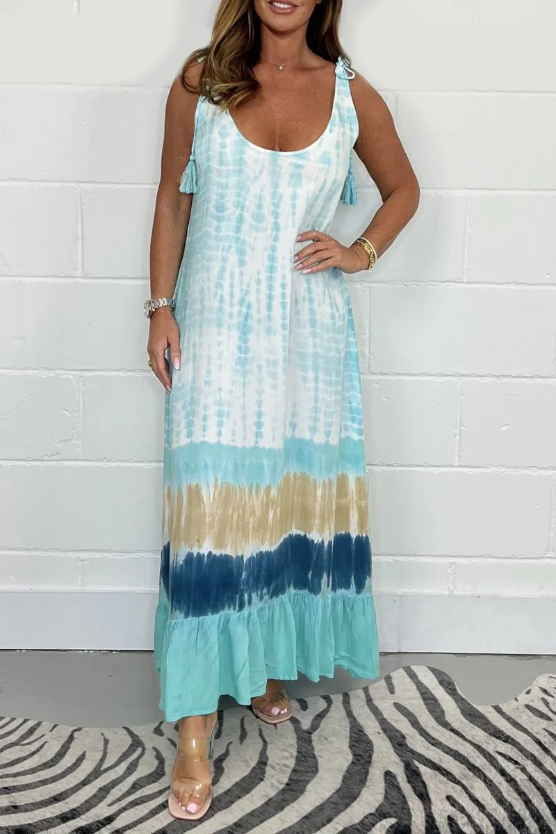 Summer Sale 50% OFFTye Dye Maxi DressHandmade
