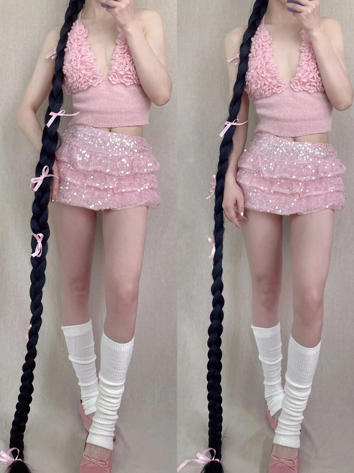 [Tailor Made] Rose Diary Hand Knitted Top