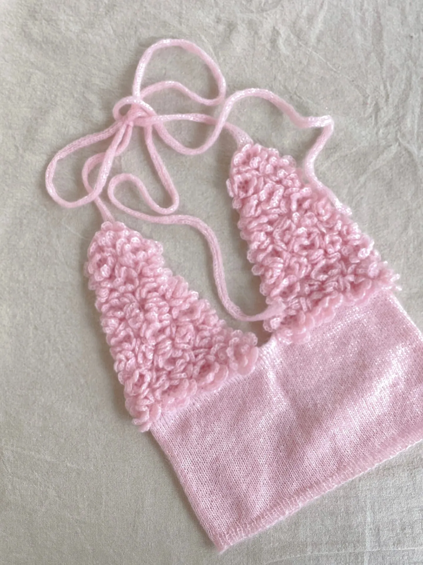 [Tailor Made] Rose Diary Hand Knitted Top