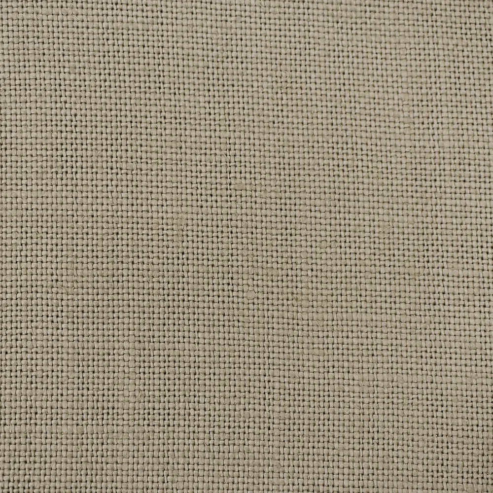 Taupe Beige Moygashel Solid Woven Irish Linen Home Decorating Fabric