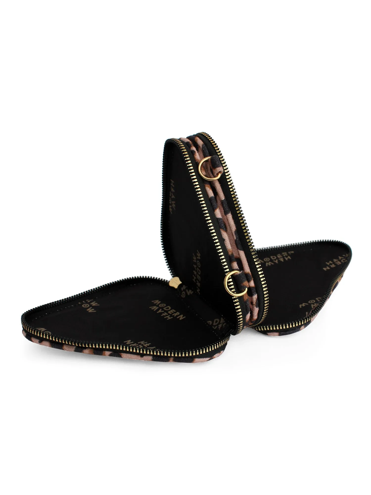 Trio Cheetah Mini Triangle Bag | Modern Myth