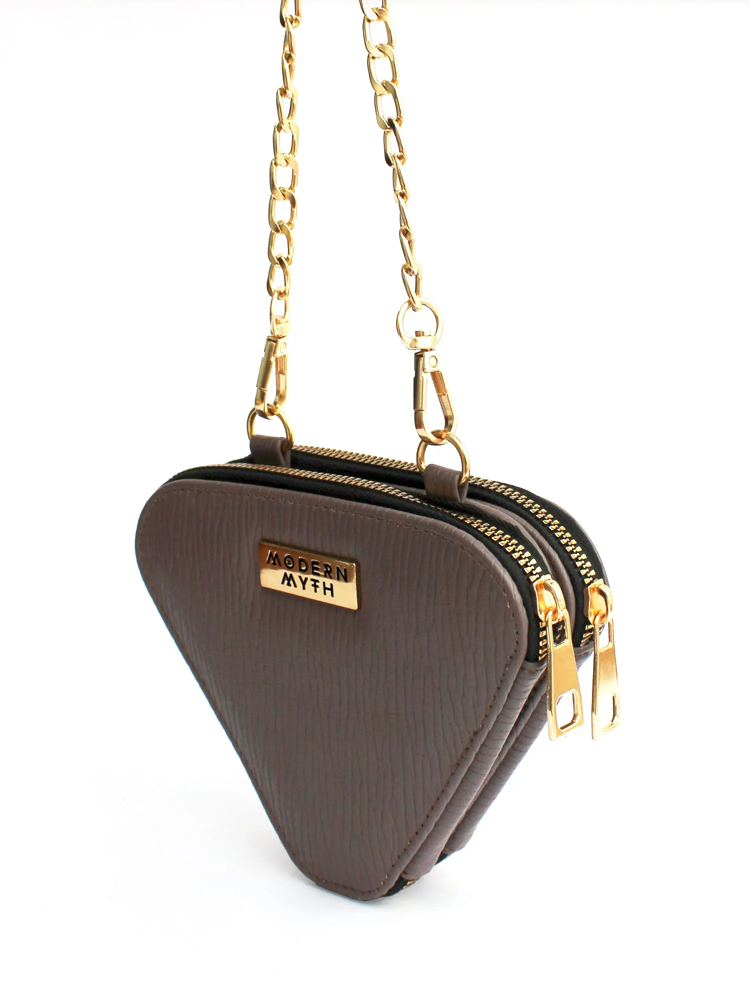 Trio Grey Mini Triangle Bag | Modern Myth