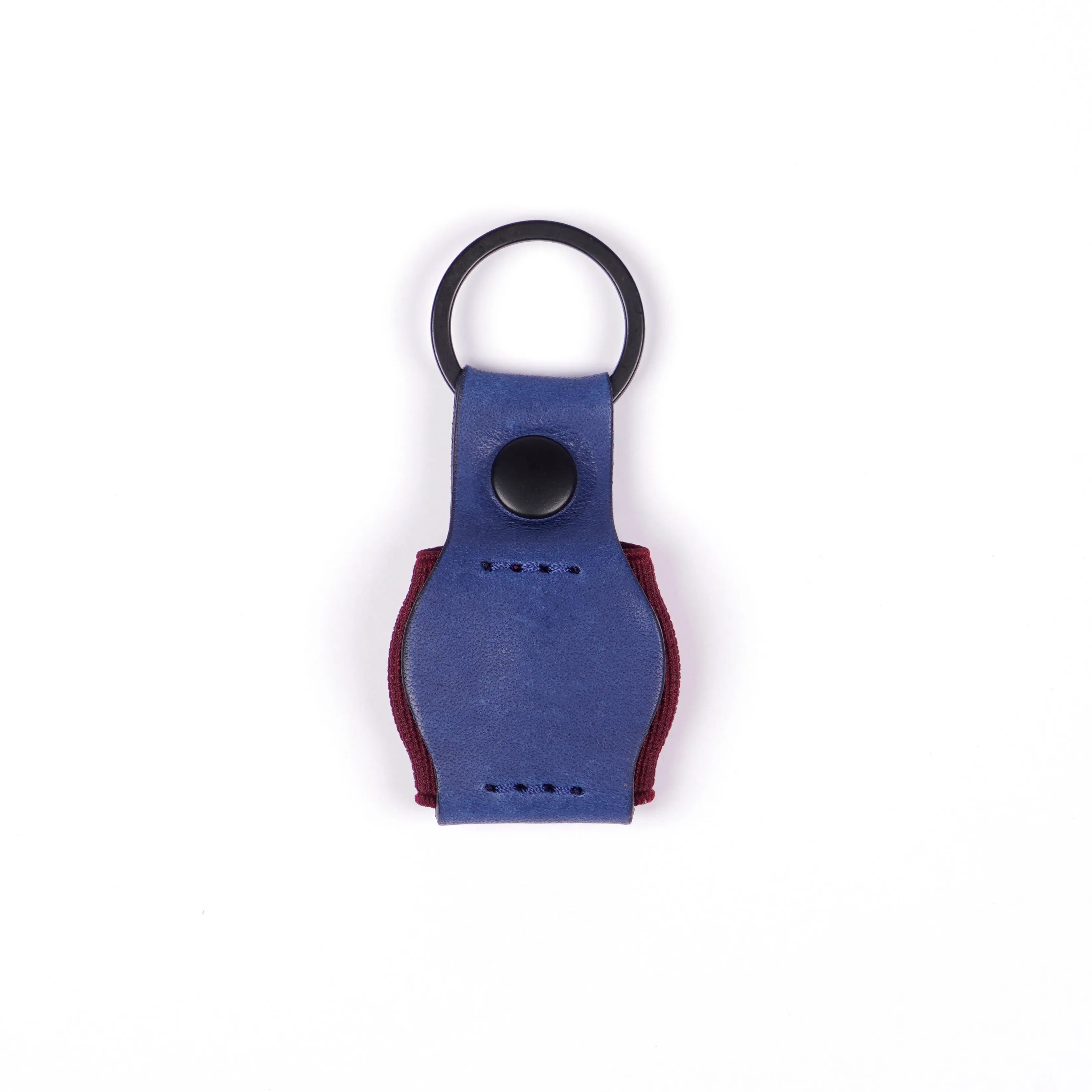 TROVE Tag Tote: Navy/Burgundy Leather