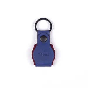 TROVE Tag Tote: Navy/Burgundy Leather