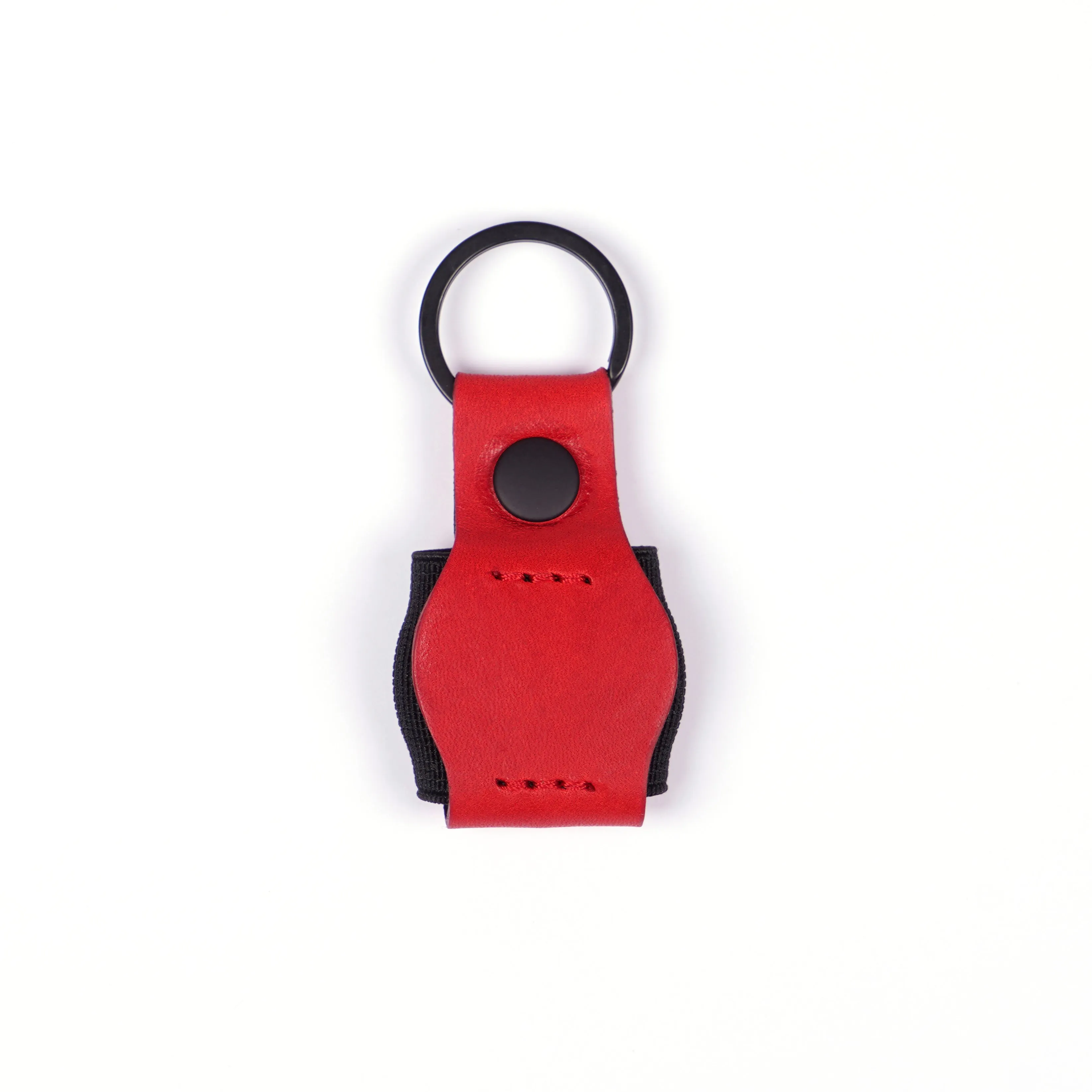 TROVE Tag Tote: Red/Black Leather