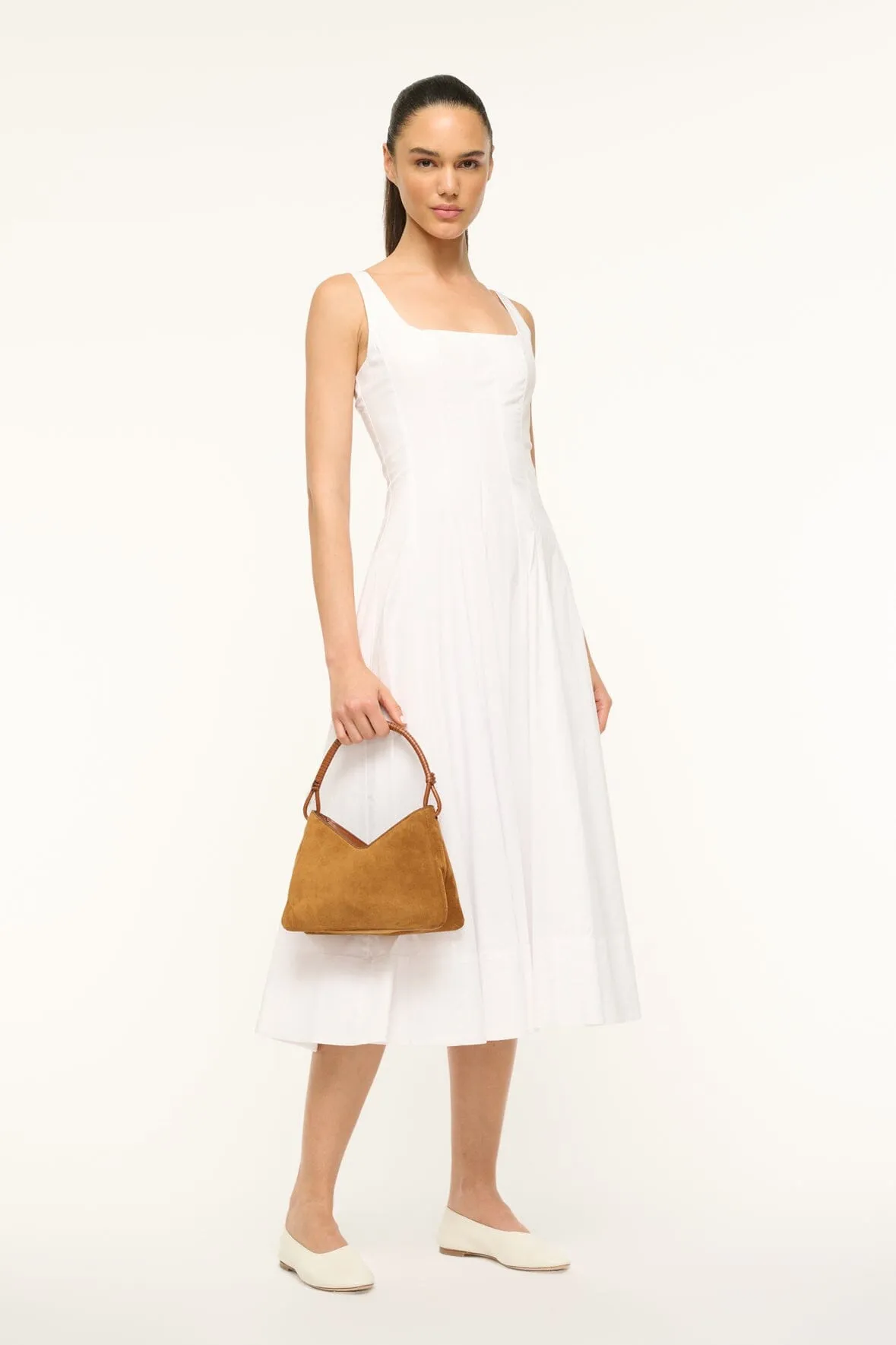 VALERIE SHOULDER BAG | TAN SUEDE