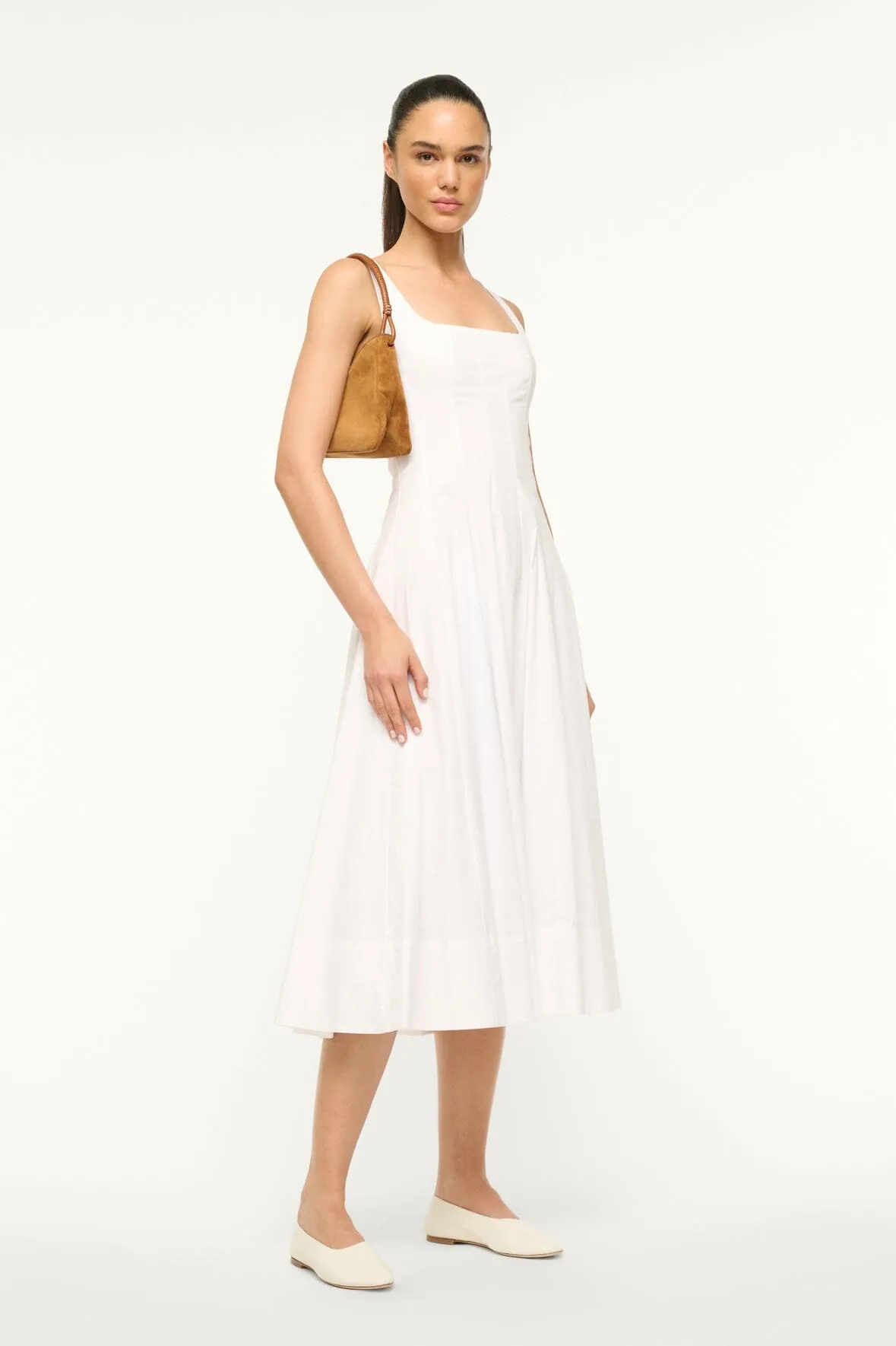 VALERIE SHOULDER BAG | TAN SUEDE