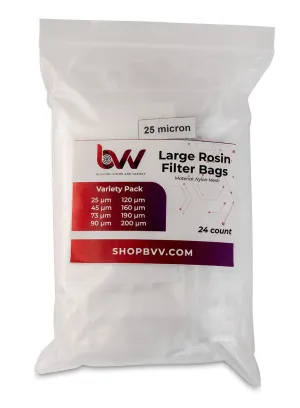 Variety Pack -Large - 24ct - Rosin Filter Bags