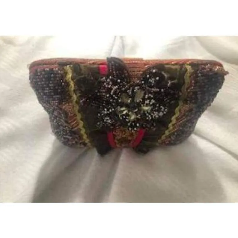 Vintage Beaded Clutch