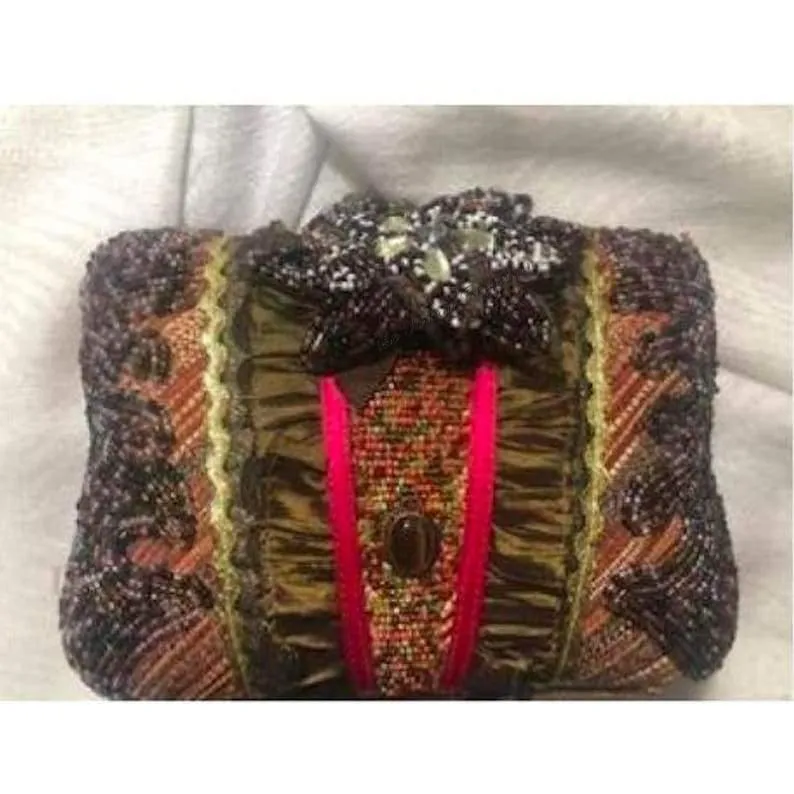 Vintage Beaded Clutch