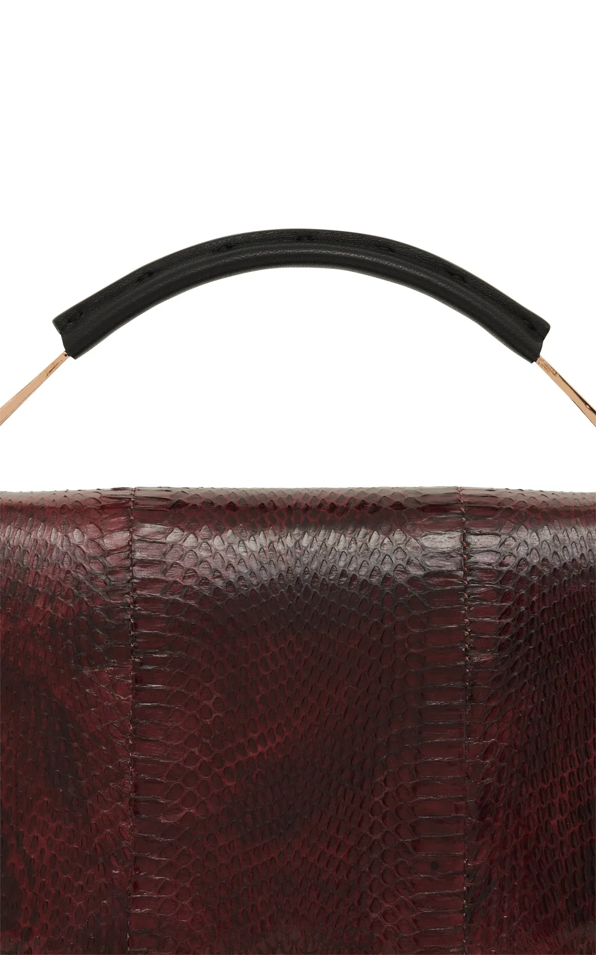 Vintage No.6 Bag in Bordeaux Snakeskin