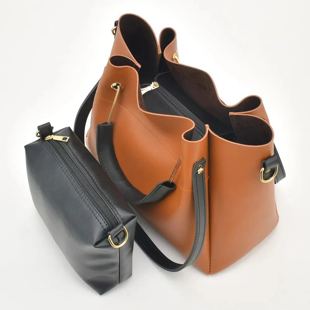 ZARA BROWN HANDBAG