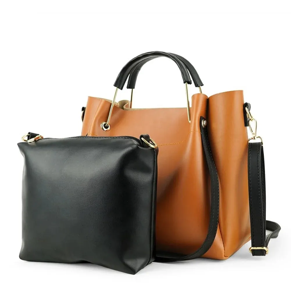 ZARA BROWN HANDBAG